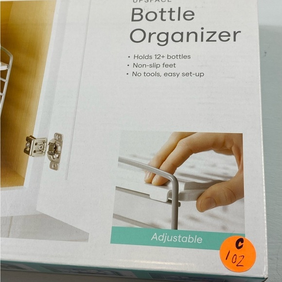 YouCopia UpSpace Water Bottle and Travel Mug Cabinet Organizer Storage NIB - Picture 5 of 6